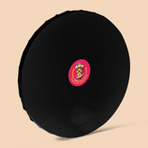 20-Inch Black Round Canvas Board